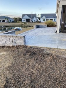 concrete and paver patio myrtle beach