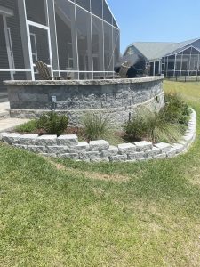 paver decorative retaining wall