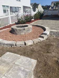 paver patio and fire pit myrtle beach