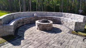 paver patio fire pit seating myrtle beach