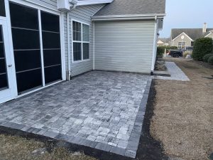paver patio off screen porch
