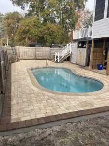 paver pool deck myrtle beach