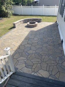stamped concrete paver retaining wall myrtle beach
