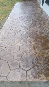 stamped concrete stone pattern