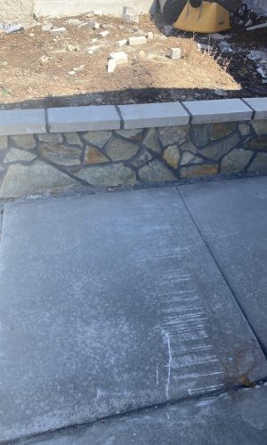 decorative retaining stone wall myrtle beach
