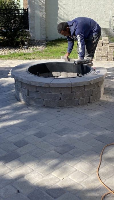 paver patio fire pit myrtle beach