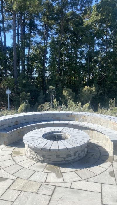 paver patio firepit and seating myrtle beach