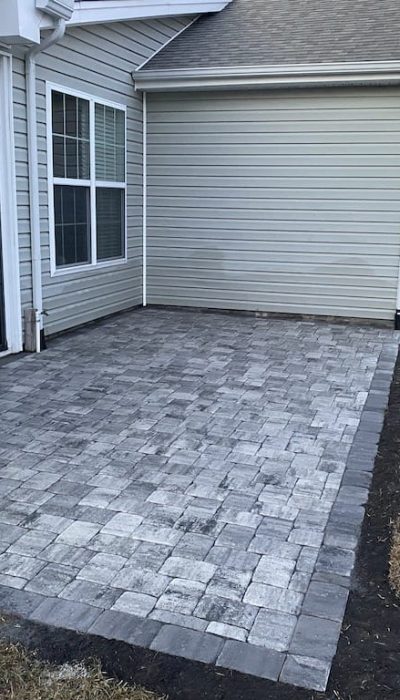 paver patio off screen porch